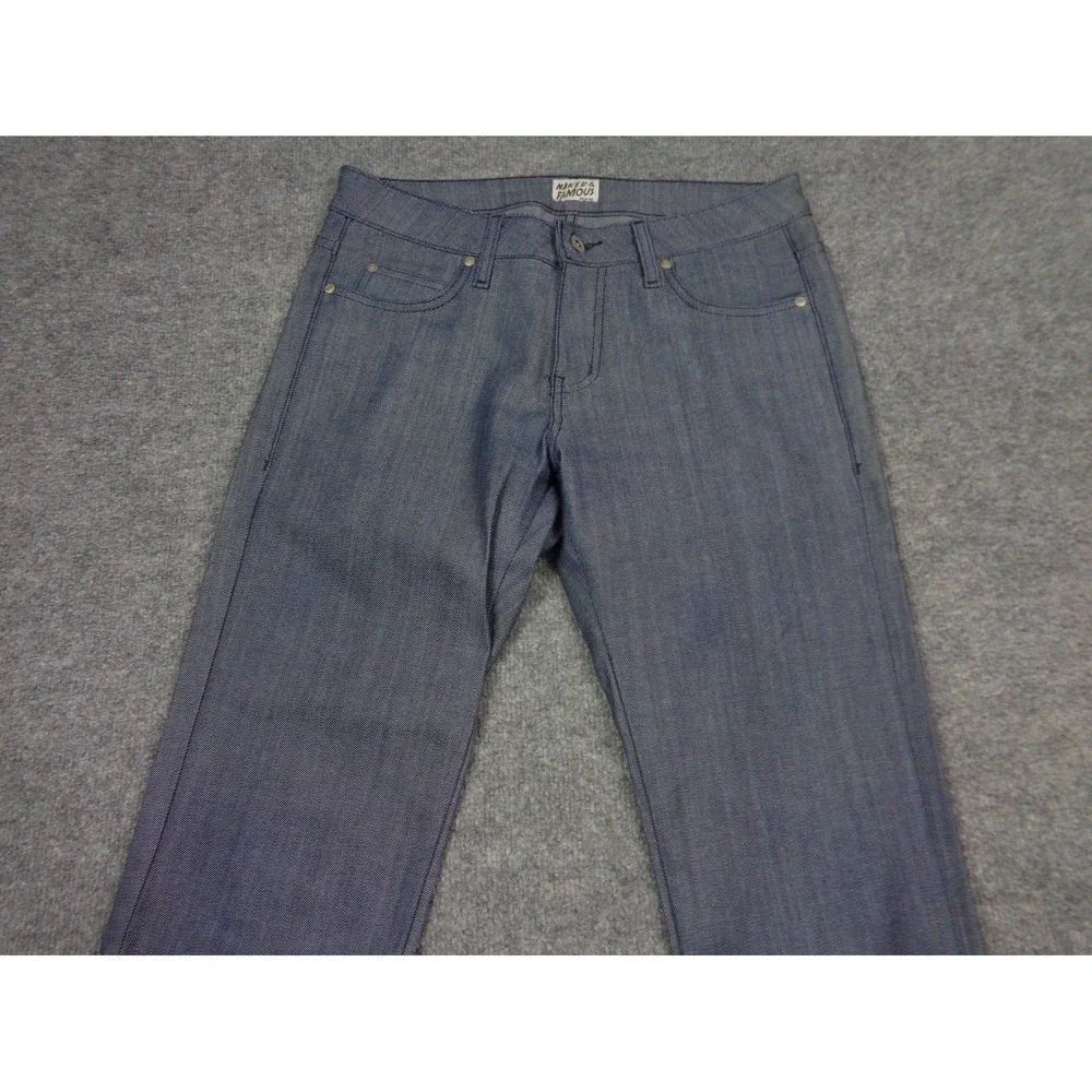 Naked‎ & Famous Jeans Mens 31x36 Blue Skinny Guy Silk Denim Silk Blend